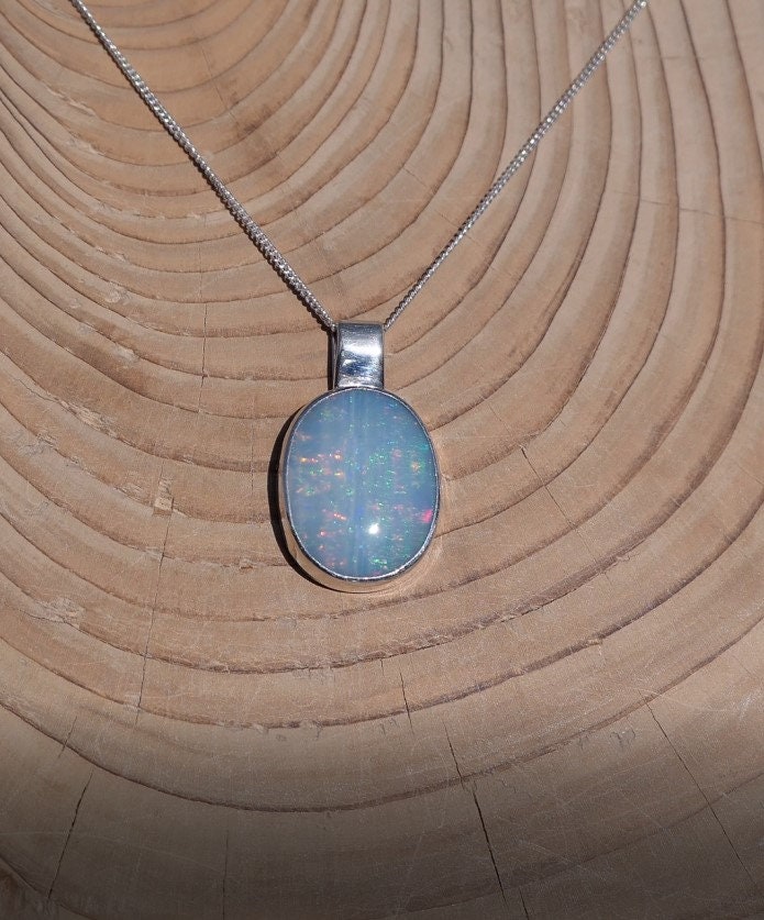 Natural opal pendant