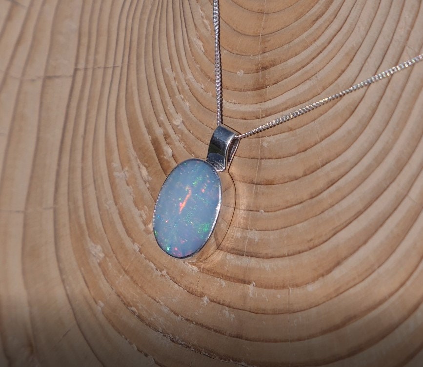 Natural opal pendant