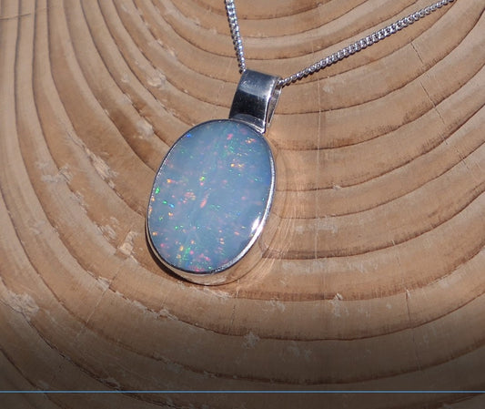 Natural opal pendant