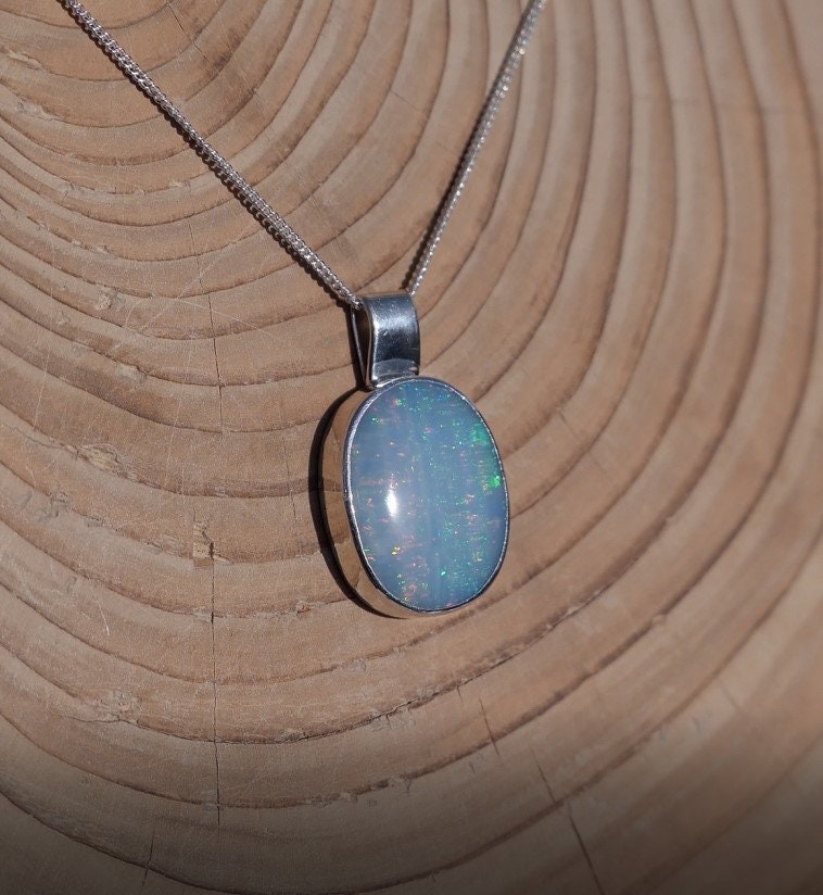 Natural opal pendant