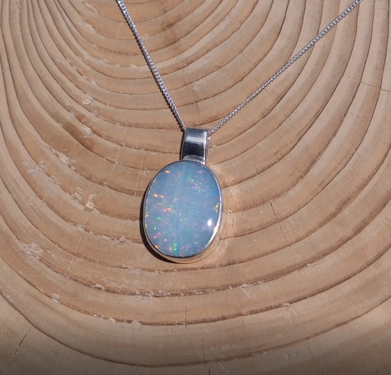 Natural opal pendant