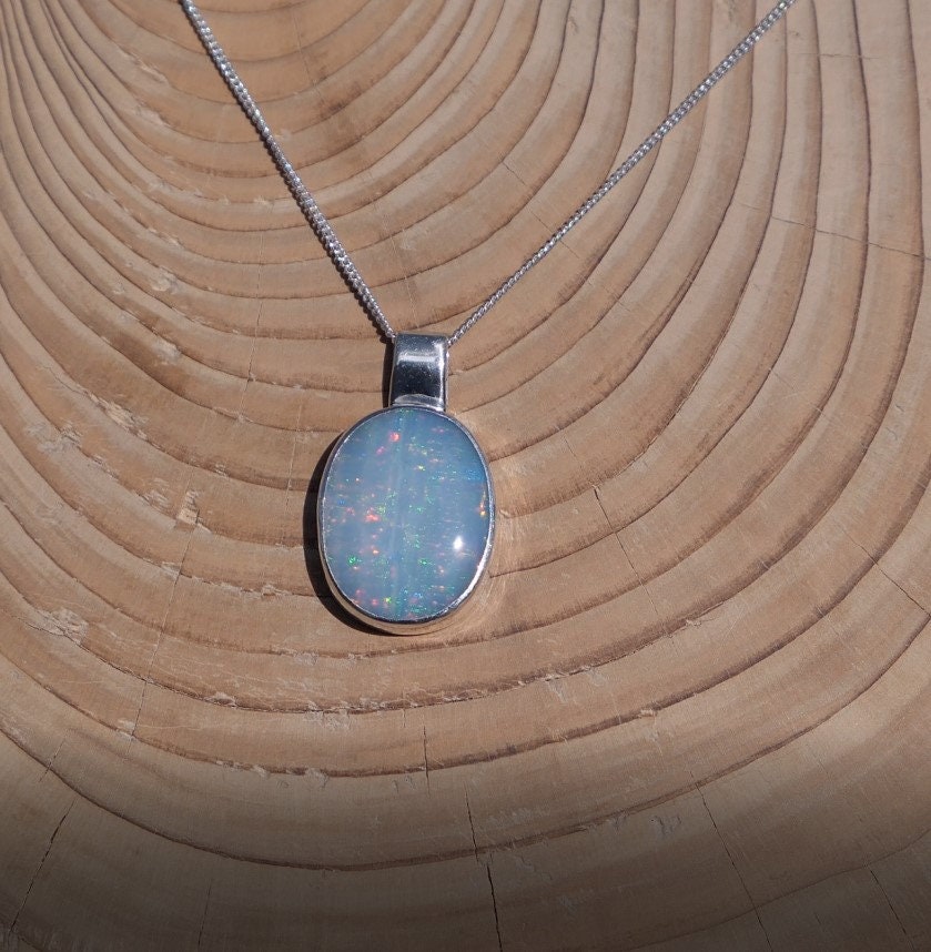 Natural opal pendant