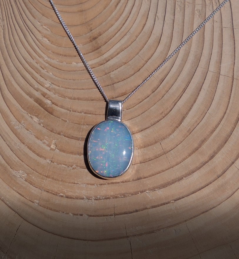 Natural opal pendant