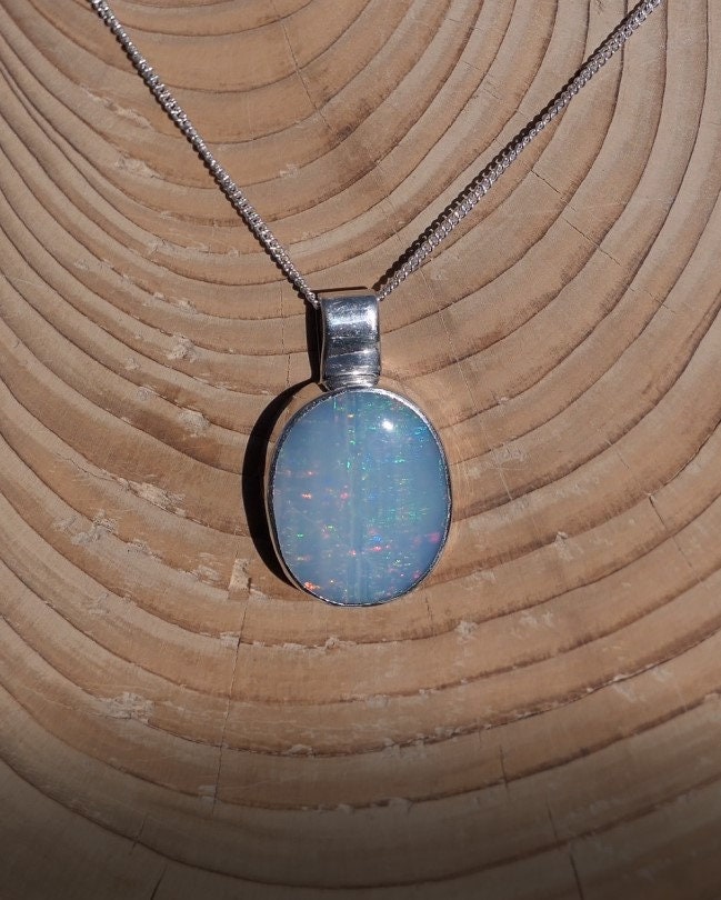 Natural opal pendant