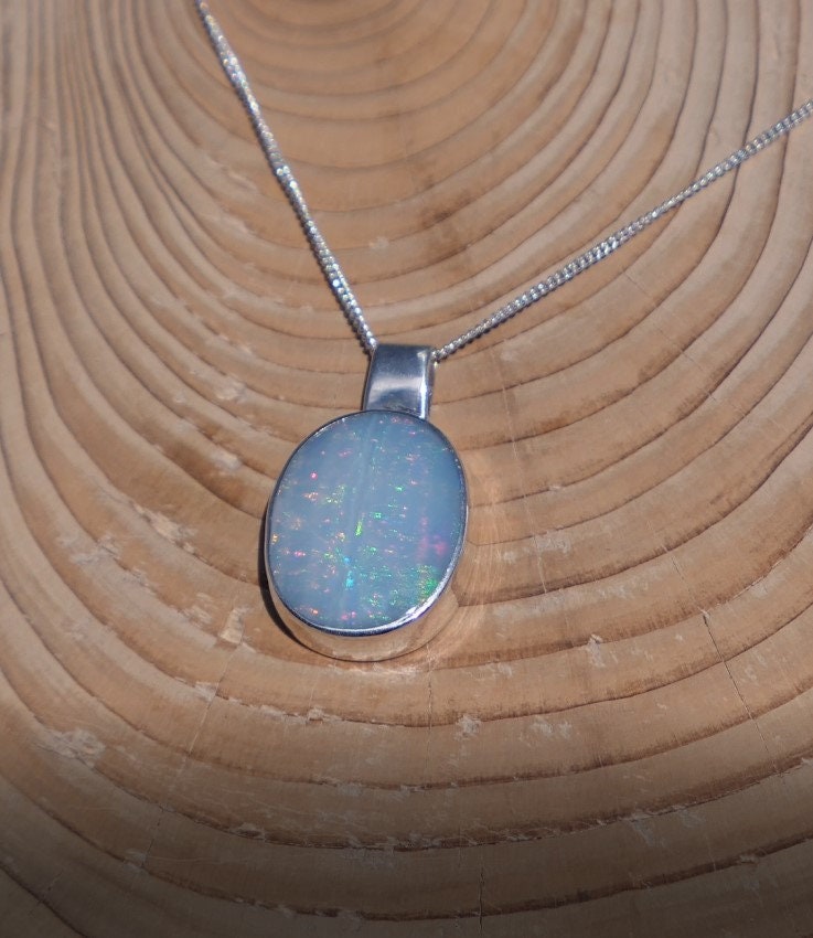 Natural opal pendant