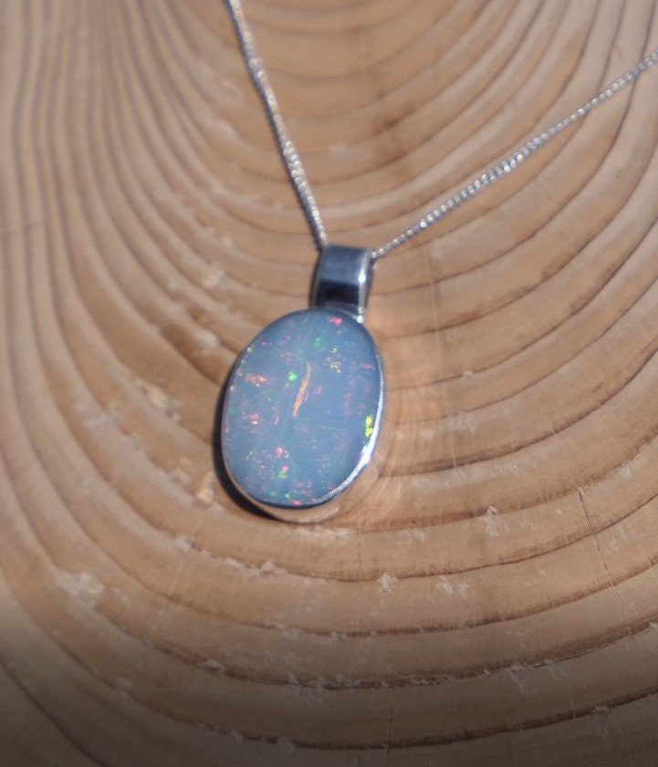 Natural opal pendant