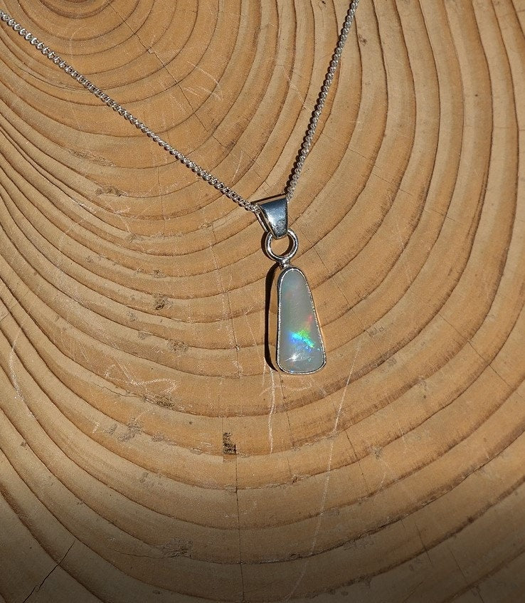 Natural opal pendant