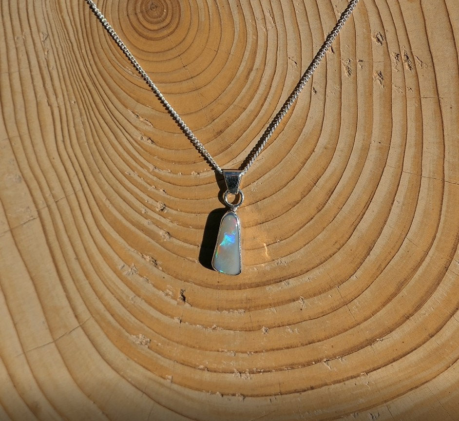 Natural opal pendant