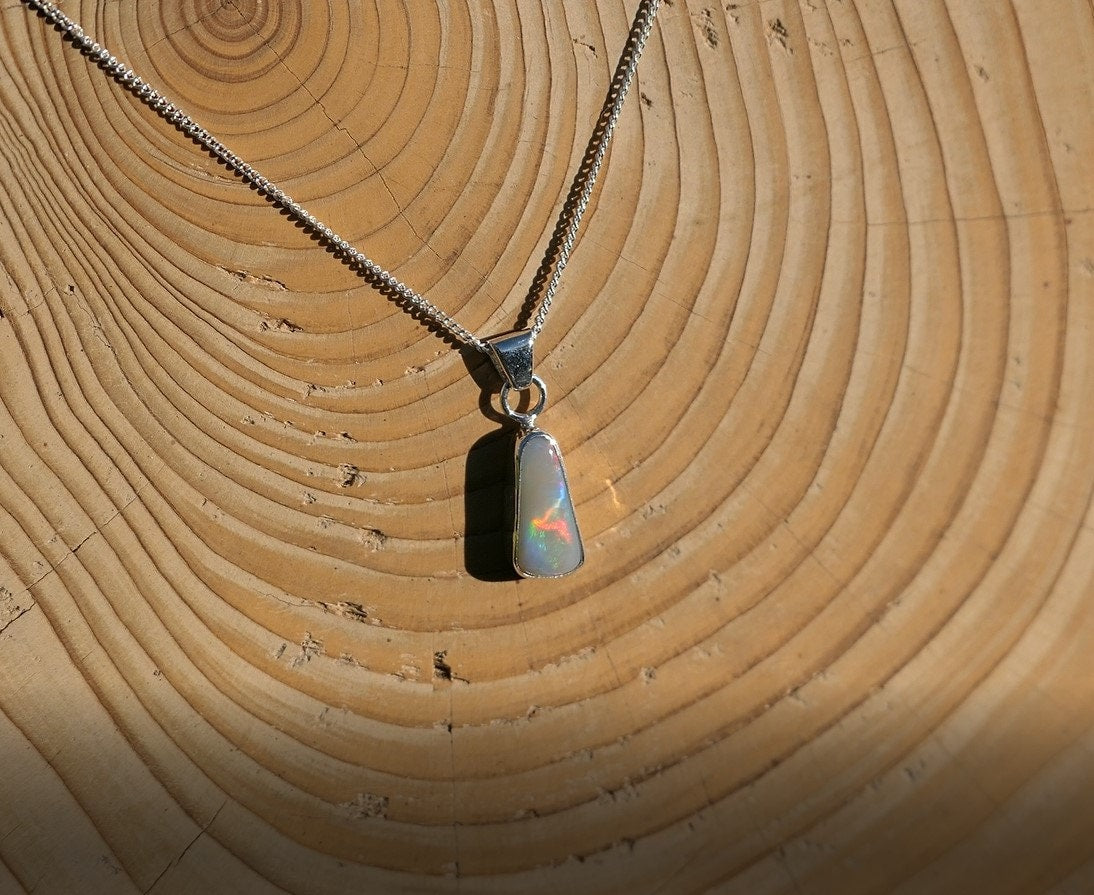 Natural opal pendant