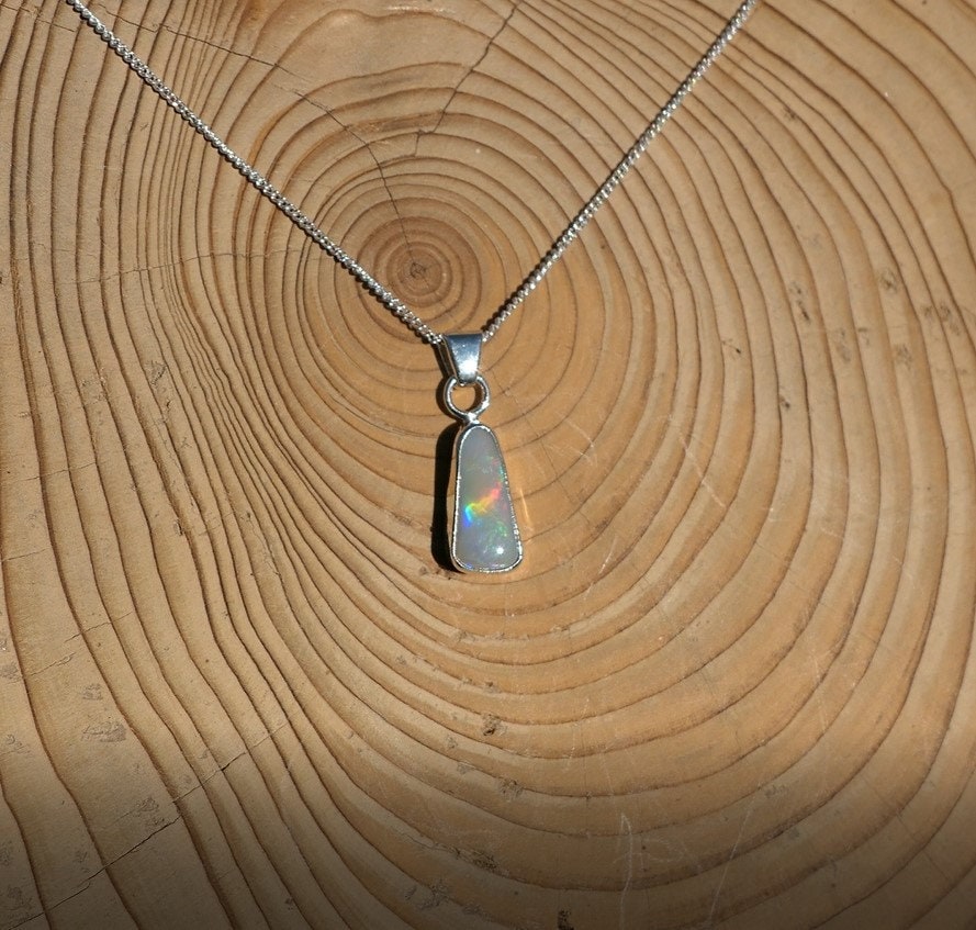 Natural opal pendant