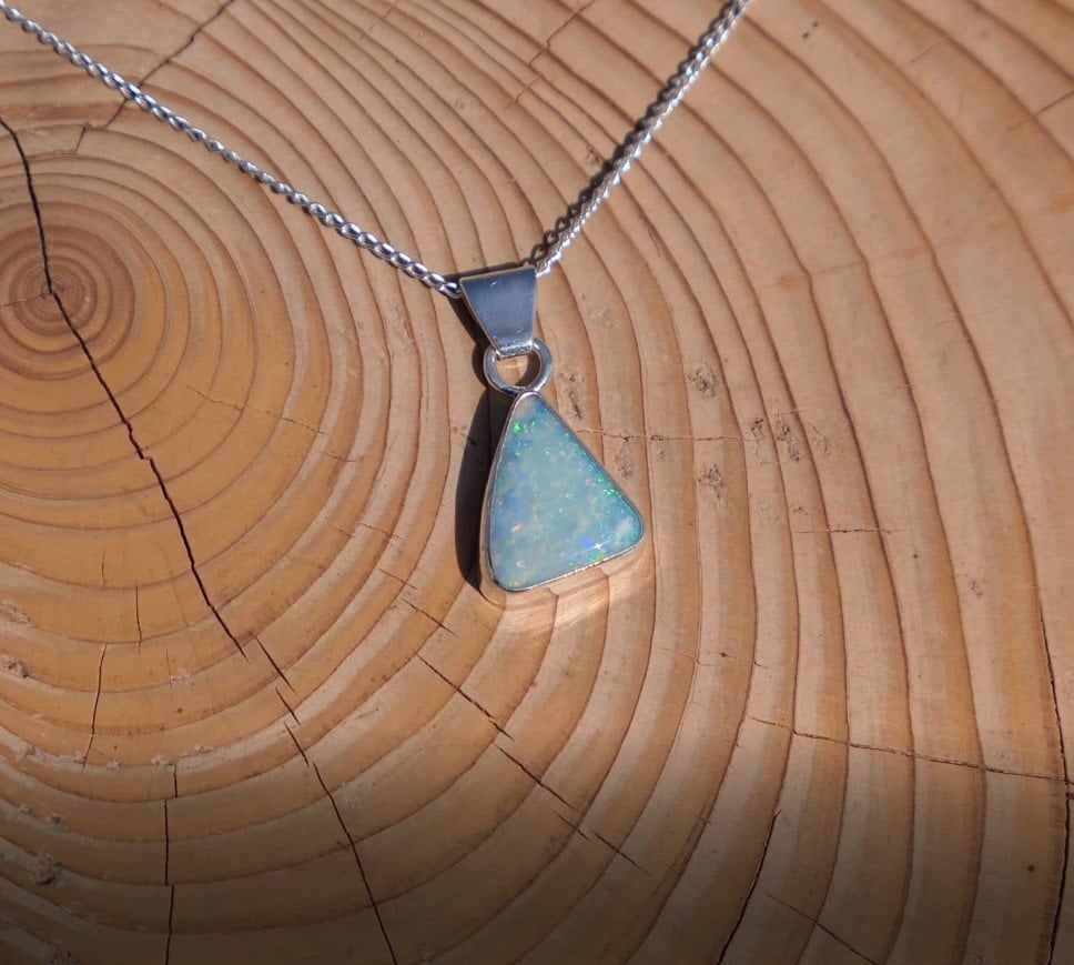 Natural opal pendant