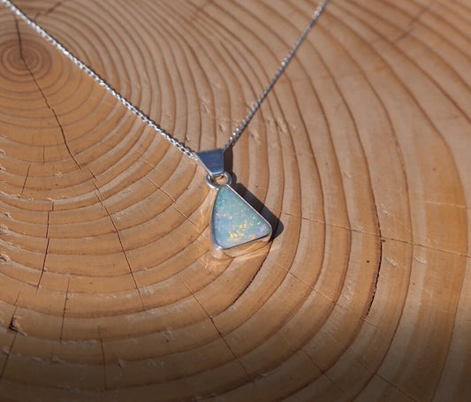 Natural opal pendant