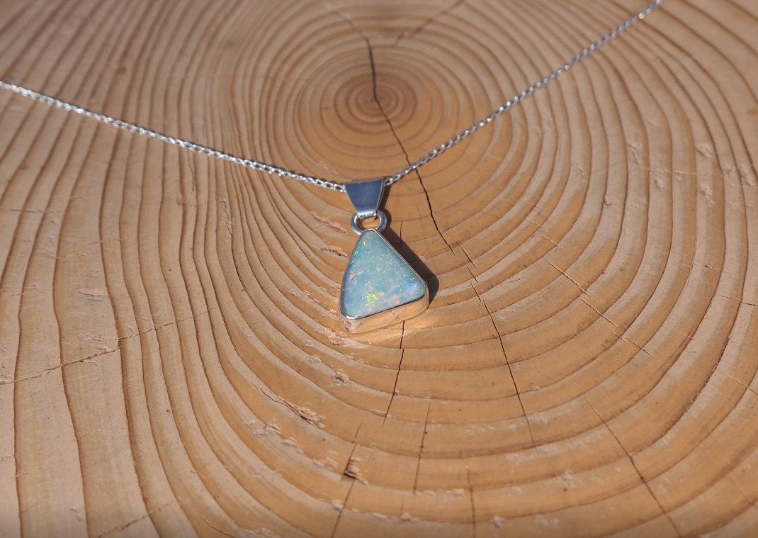 Natural opal pendant