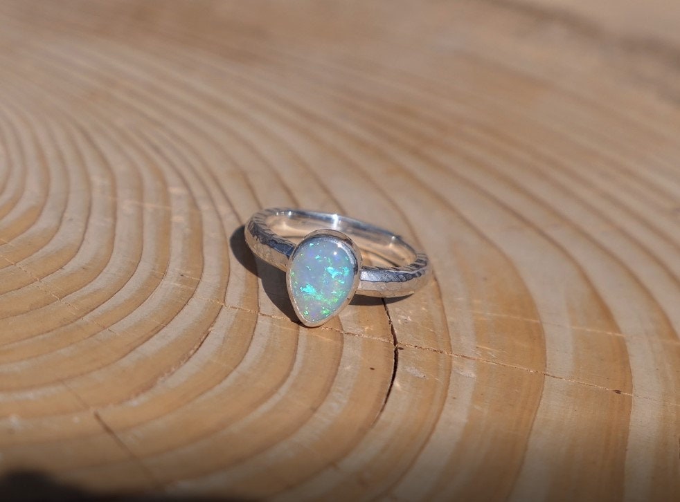 Solid opal ring size I-1/2