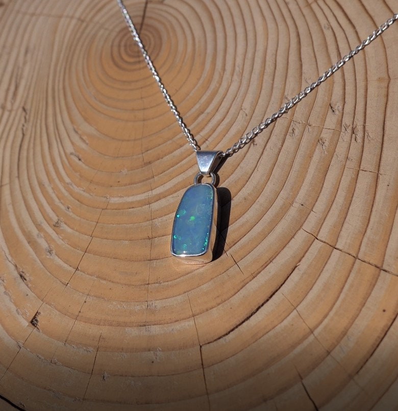 Natural opal pendant