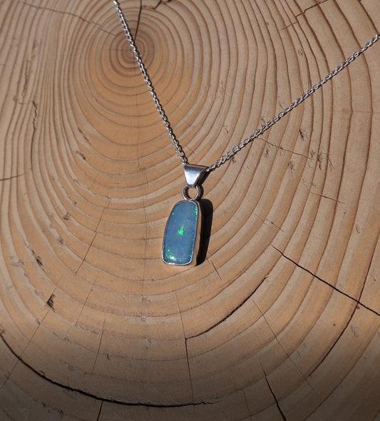 Natural opal pendant