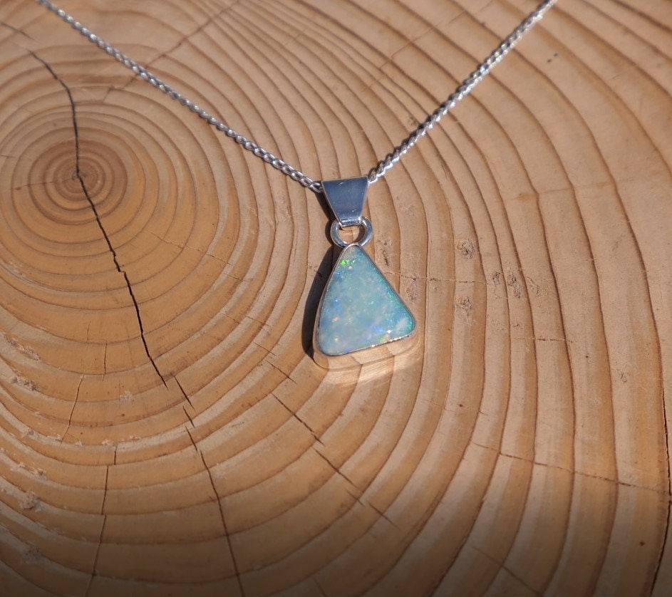 Natural opal pendant