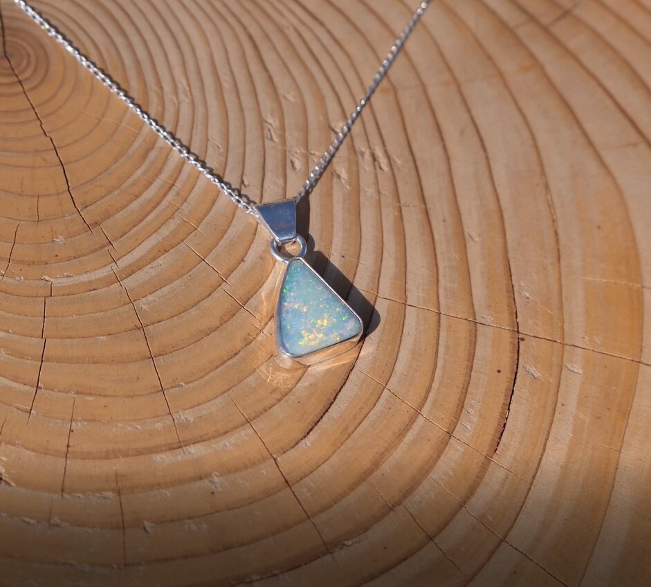 Natural opal pendant