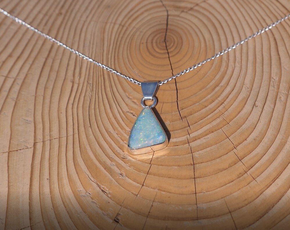 Natural opal pendant