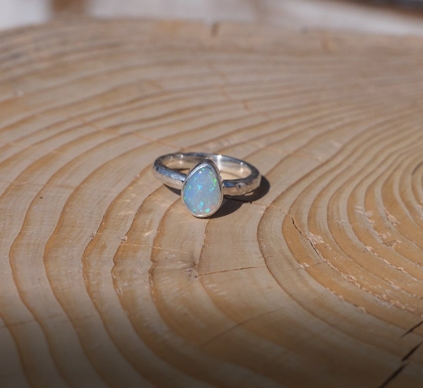 Solid opal ring size I-1/2