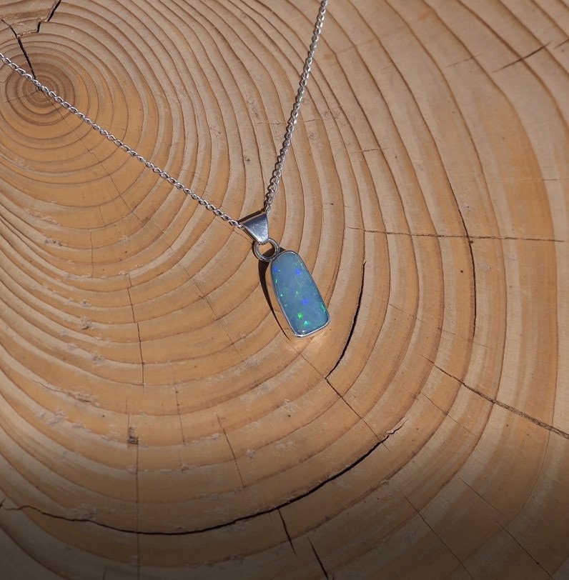 Natural opal pendant