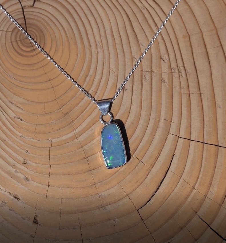 Natural opal pendant