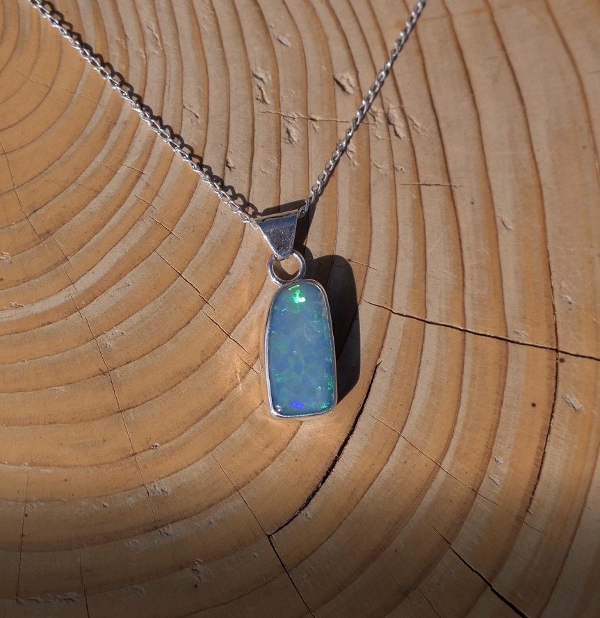 Natural opal pendant